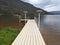 Boat dock in Grand Lake Colorado