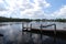 Boat dock on manatee river in Florida