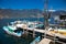 Boat dock in San Pedro at Lake Atitlan, Guatemala