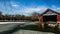 The boat dock in the Summer Palace at early spring