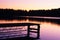 Boat Dock at sunset