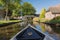 Boat in Dutch village Giethoorn