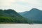 A boat dwarfed by the Mekong, Laos