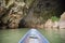 Boat Entering Konglor Cave In Laos