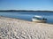 Boat on Estuary Foreshore