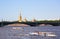 Boat excursions on the Neva river in St.Petersburg