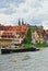 Boat Fishermen houses and Regnitz River of Little Venice Bamberg