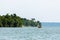 A boat with fishermen on the Kazinga Channel in Uganda