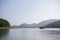 A boat floating in the river, Huay Krating