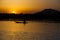 Boat Fort Sunset Dal Lake Srinagar Kashmir India