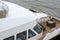 Boat front deck tourism cruise ship nautical vacation