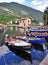 Boat on Garda lake, Italy