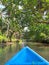 The boat goes along the Cokel River, Pacitan