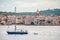 Boat in the harbor at Saint-Tropez