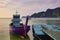 Boat harbour, beach, Tonsay Bay, Phi Phi, Thailand