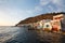 Boat houses, Milos island, Greece.
