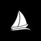 Boat icon. Ships transportation, vector sign illustration