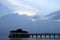 Boat jetty and clouds in Malaysia island