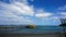 The boat jetty on Tiritiri Matangi Island, New Zealand