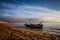 Boat in lagoon