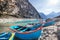 Boat on lake Paron