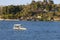 Boat on Lake Peten Itza in Guatemala