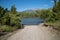 Boat landing and fishing access point to launch a boat, raft or watercraft onto the Yellowstone River. Taken at Pine Creek area of