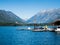 Boat landing at Stehekin, a secluded community at the north end of Lake Chelan