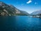 Boat landing at Stehekin, a secluded community at the north end of Lake Chelan