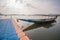 Boat and landscape at rambha odisha india