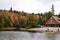 Boat Launch on Canoe Lake in Algonquin Park Ontario