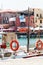 Boat with lifebuoys in Rethymno