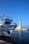 The boat and the lighthouse, Cyprus