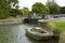 Boat at Lock on River Thames