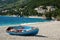 The boat lying on a beach, Croatia