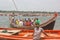 Boat man Narmada River 1