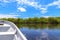 By boat through the mangrove forest. Cayo Arena, Punta Rucia, Do