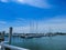 Boat marina and waterfront in Naples, Florida