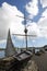 Boat memory monument in Kinsale harbour