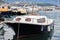 Boat moored in the Dukley Marina in Budva