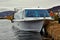 Boat moored on the island of Uros - Lake Titicaca