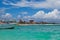 Boat Moored in a Mayan Riviera beach