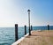 Boat mooring on Lake Garda, Italy