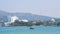 Boat mooring at sea in Siracha, Chonburi, Thailand