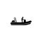 boat, motor icon. Element of water transport icon for mobile concept and web apps. Detailed boat, motor icon can be used for web