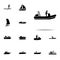 boat, motor icon. water transportation icons universal set for web and mobile
