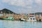 Boat parking on port, Gulf of Thailand