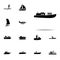 boat, passenger, people icon. water transportation icons universal set for web and mobile
