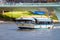 Boat with people in River Torrens