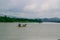 Boat at Perfume River (Song Huong) near Hue, Vietnam.